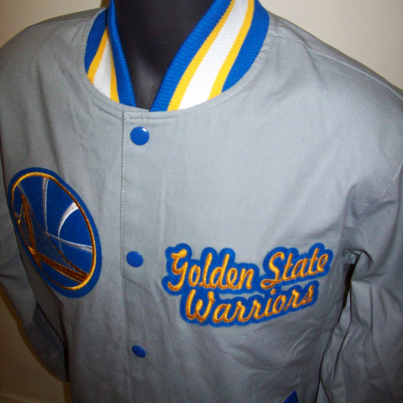 Golden State WARRIORS 4 Time NBA Champ Jacket - Picture 4 of 8